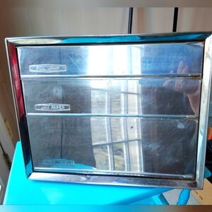 Vintage Chrome Foil and Wax Paper Dispenser
